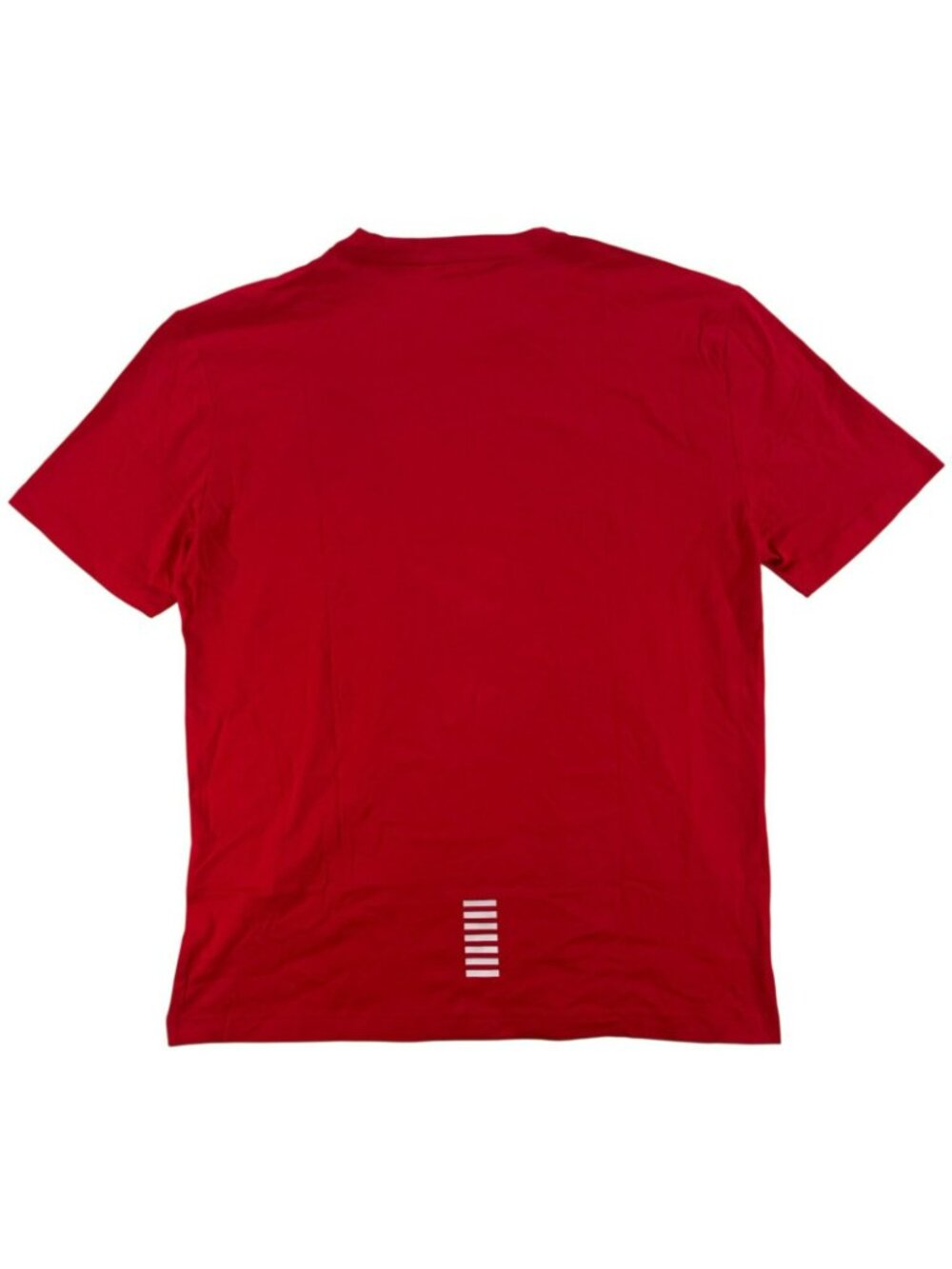 Emporio Armani EA7 Red Cotton T-Shirt Logo Design Men's Size 2XL MSRP$75 NEW - Picture 2 of 7